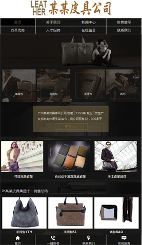 长沙电脑网站模板